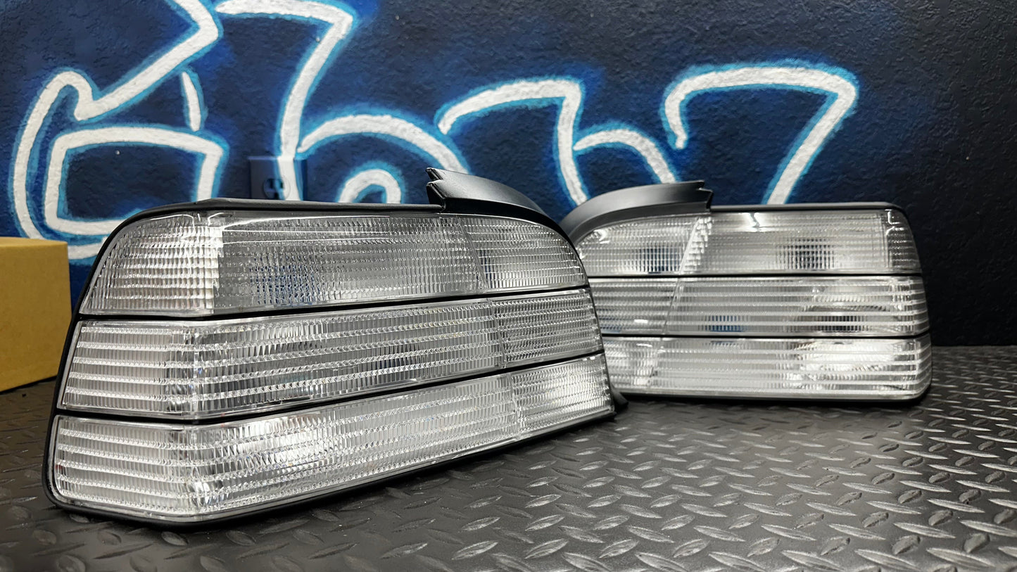 NTXGlow Custom Clear Tail Lights (E36 Coupe/Convertible) | House of Apex - House of Apex