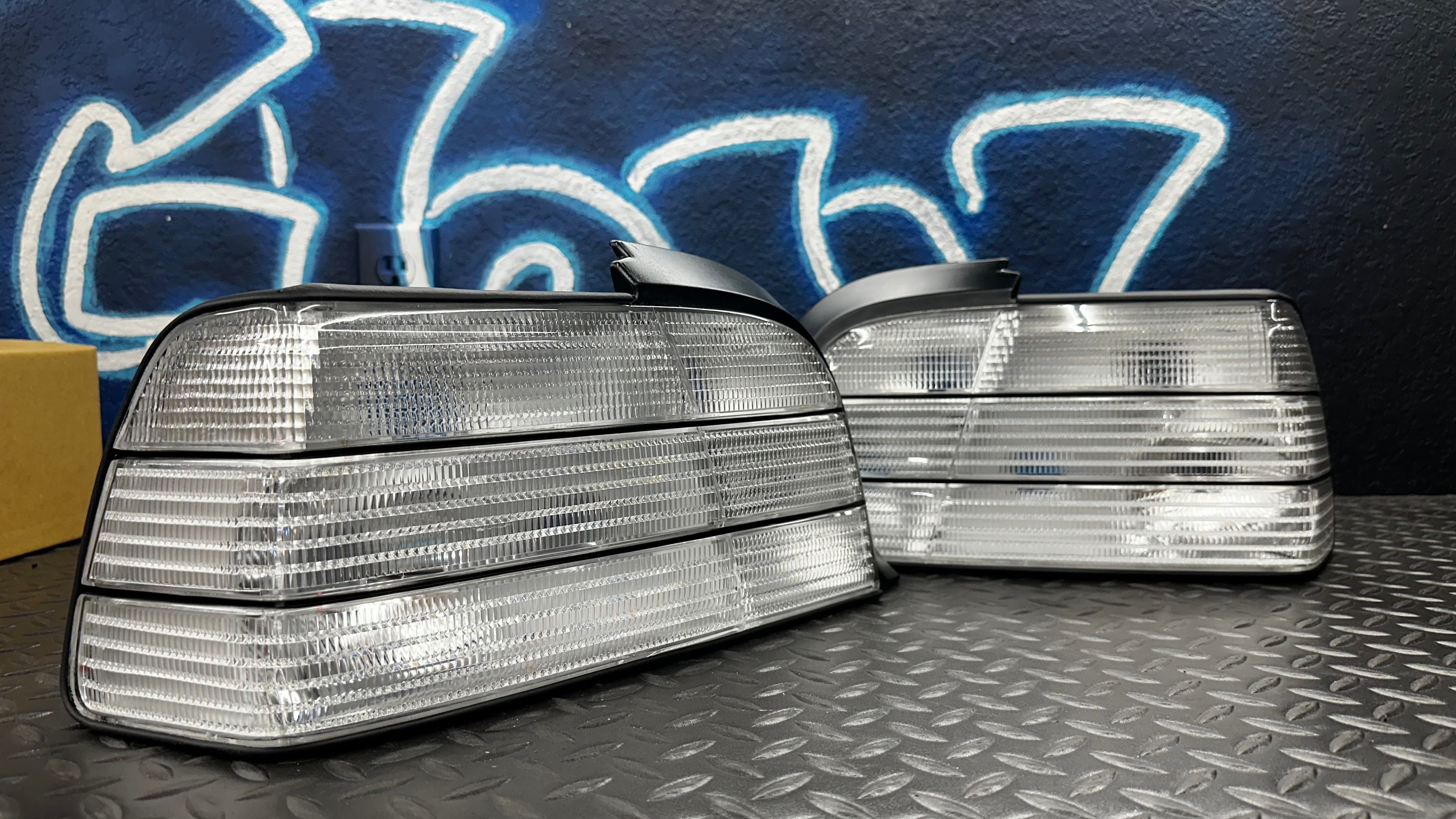 NTXGlow Custom Clear Tail Lights (E36 Coupe/Convertible) | House of Apex - House of Apex