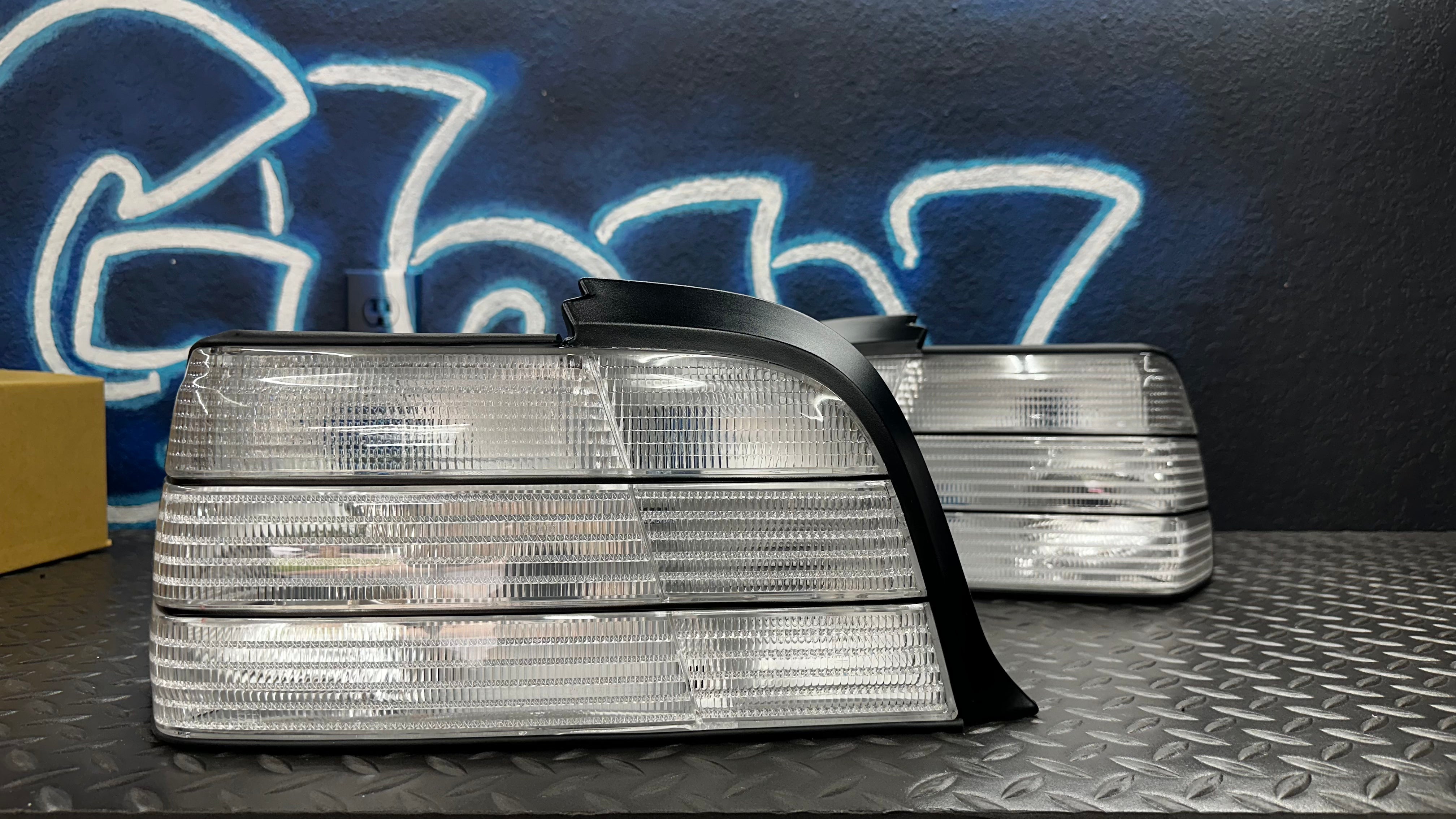 NTXGlow Custom Clear Tail Lights (E36 Coupe/Convertible) | House of Apex - House of Apex