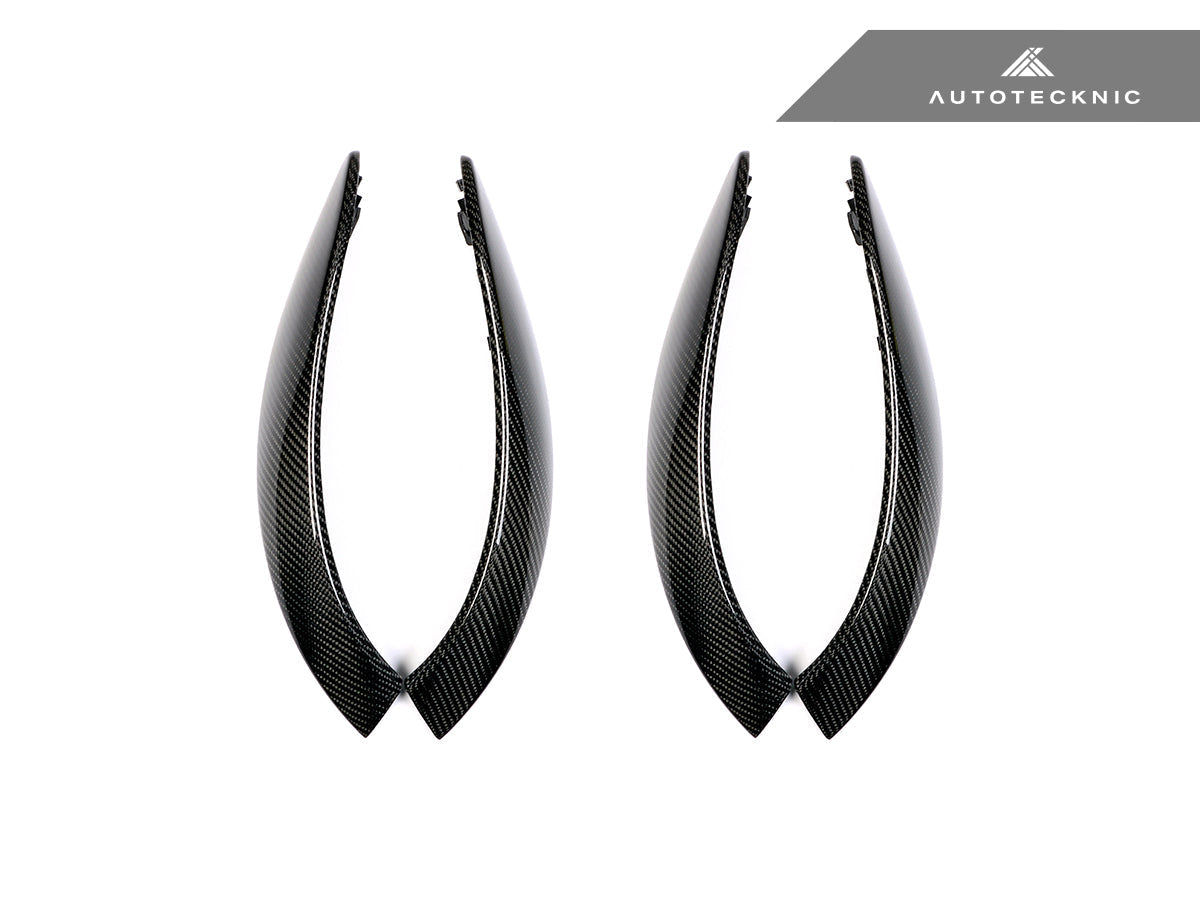 AutoTecknic Carbon Door Grip Handle Trim Set - F30 3-Series