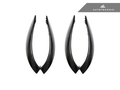 AutoTecknic Carbon Door Grip Handle Trim Set - F30 3-Series