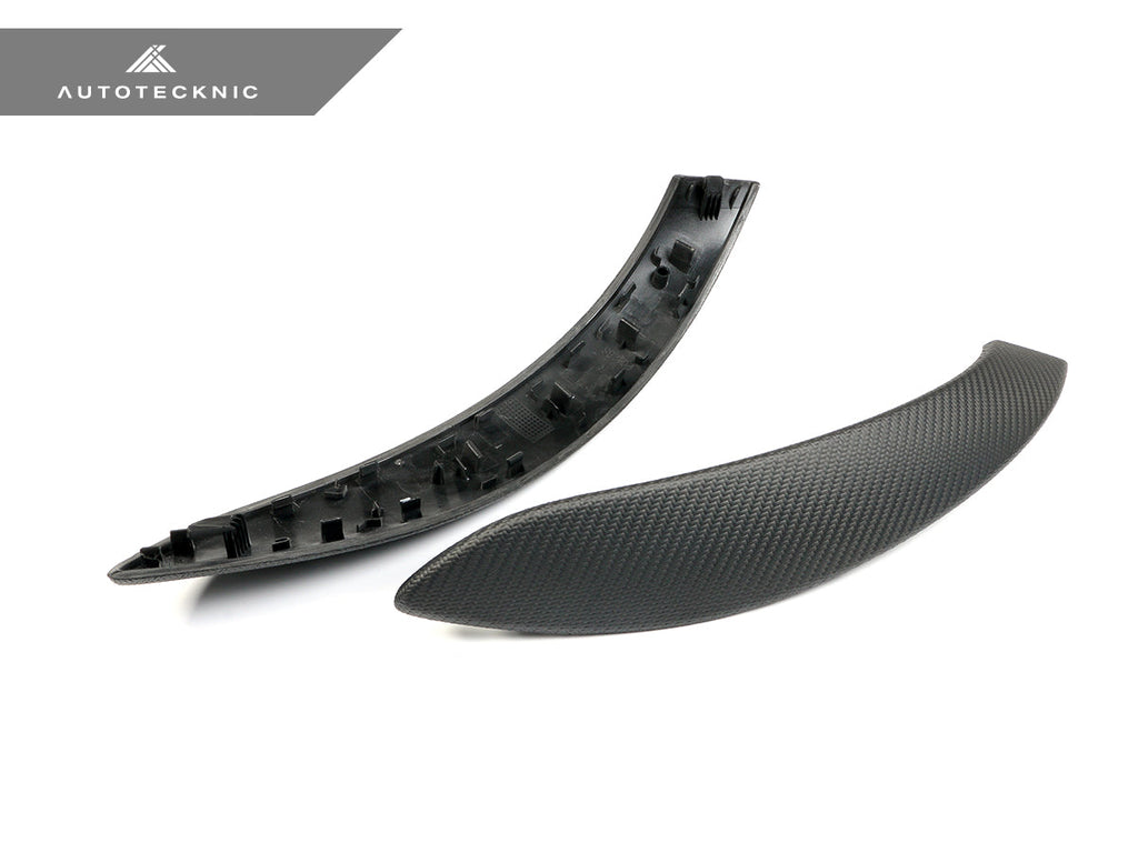 AutoTecknic Carbon Door Grip Handle Trim Set - F30 3-Series