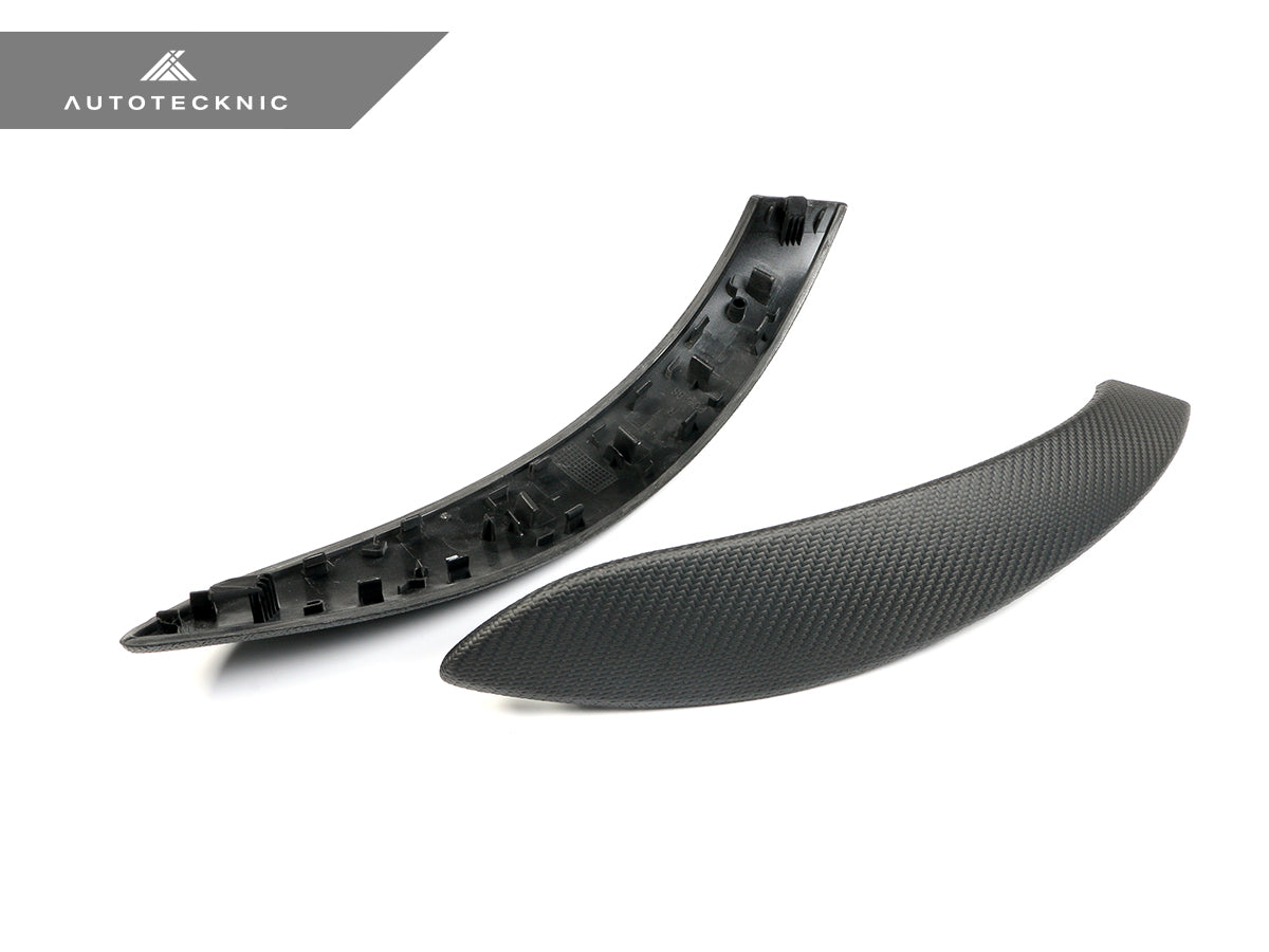 AutoTecknic Carbon Door Grip Handle Trim Set - F30 3-Series