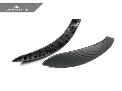AutoTecknic Carbon Door Grip Handle Trim Set - F30 3-Series