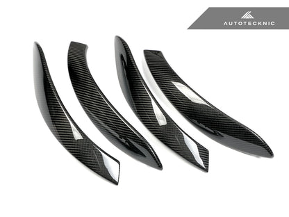 AutoTecknic Carbon Door Grip Handle Trim Set - F30 3-Series