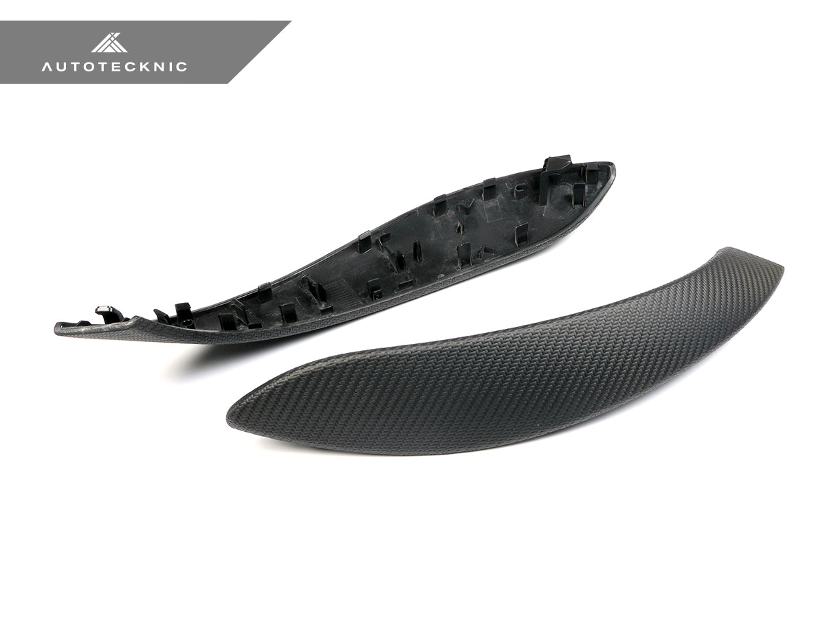 AutoTecknic Carbon Door Grip Handle Trim Set - F30 3-Series