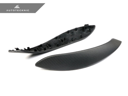 AutoTecknic Carbon Door Grip Handle Trim Set - F30 3-Series