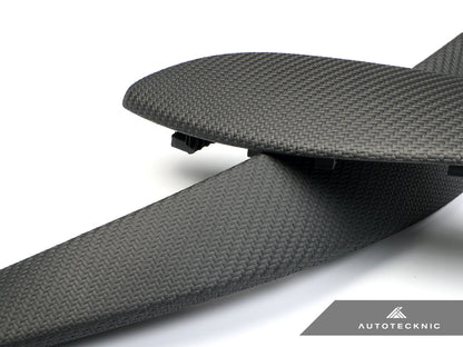 AutoTecknic Carbon Door Grip Handle Trim Set - F30 3-Series