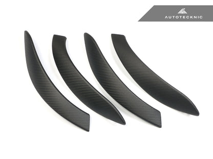 AutoTecknic Carbon Door Grip Handle Trim Set - F30 3-Series