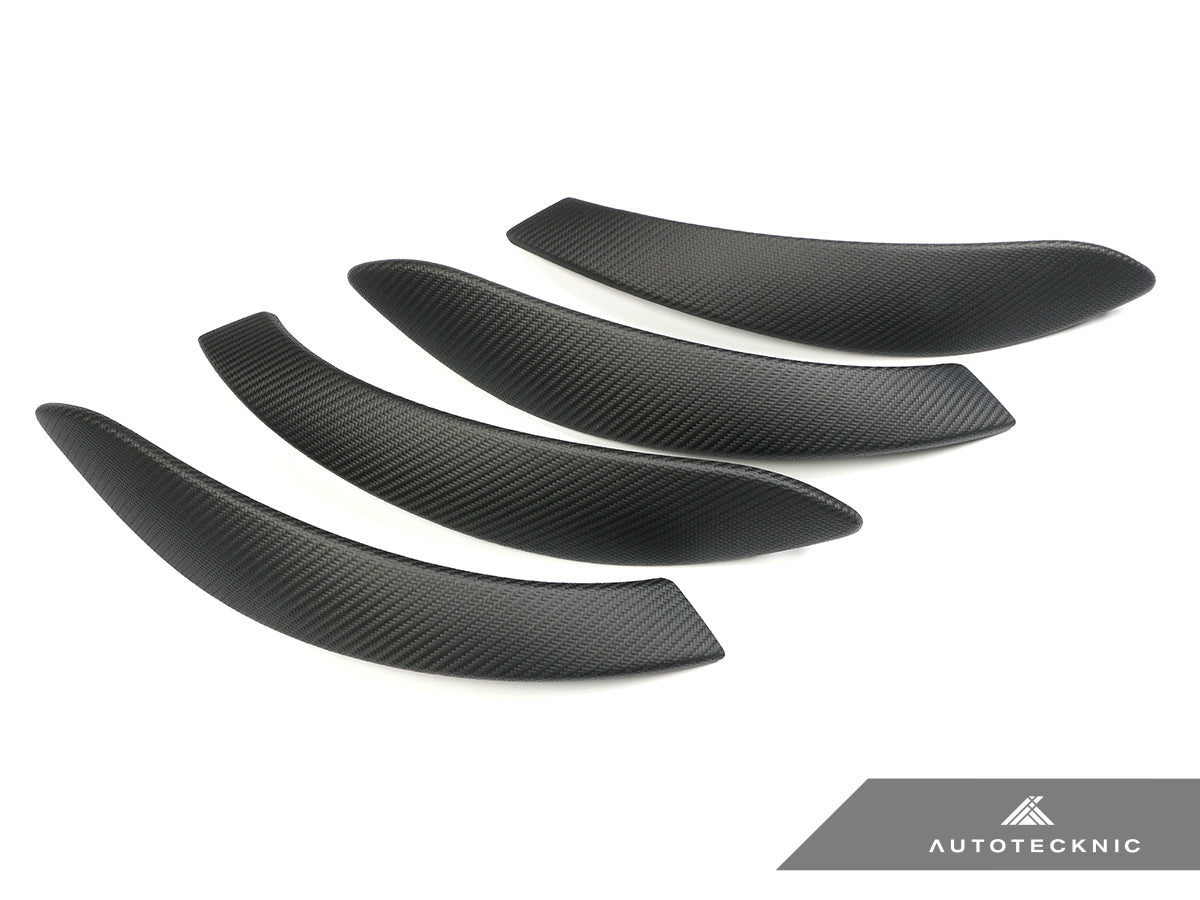 AutoTecknic Carbon Door Grip Handle Trim Set - F30 3-Series