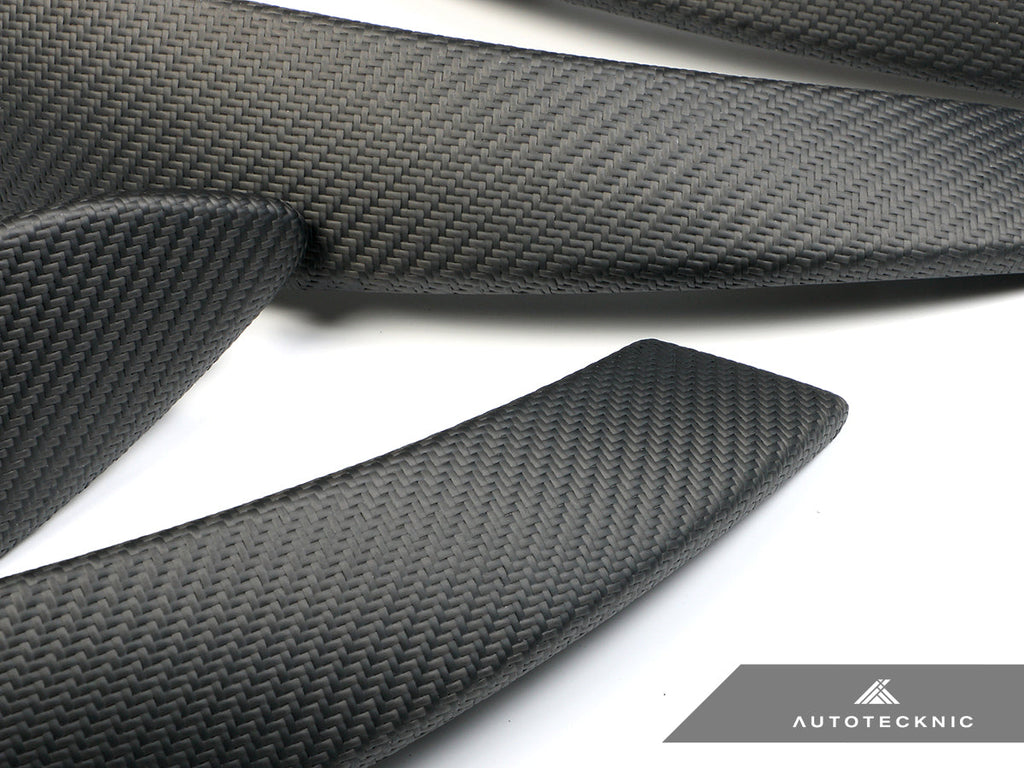 AutoTecknic Carbon Door Grip Handle Trim Set - F30 3-Series