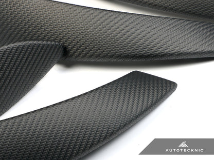 AutoTecknic Carbon Door Grip Handle Trim Set - F30 3-Series