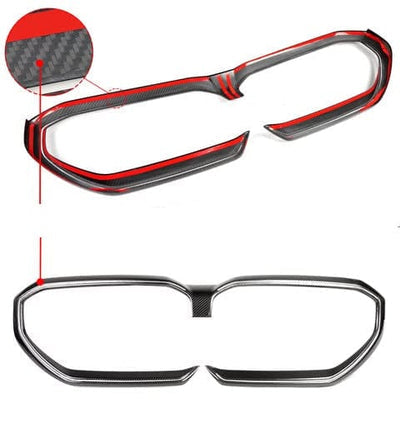 G90/G99 M5/G60 5 SERIES DRY CARBON FIBER FRONT GRILL OVERLAY TRIM