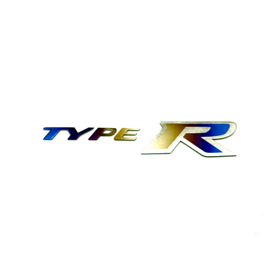 JDC Titanium Honda "Type R" Badge | FK8/FL5 Honda Civic Type-R