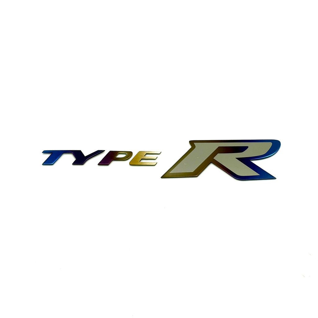 JDC Titanium Honda "Type R" Badge | FK8/FL5 Honda Civic Type-R