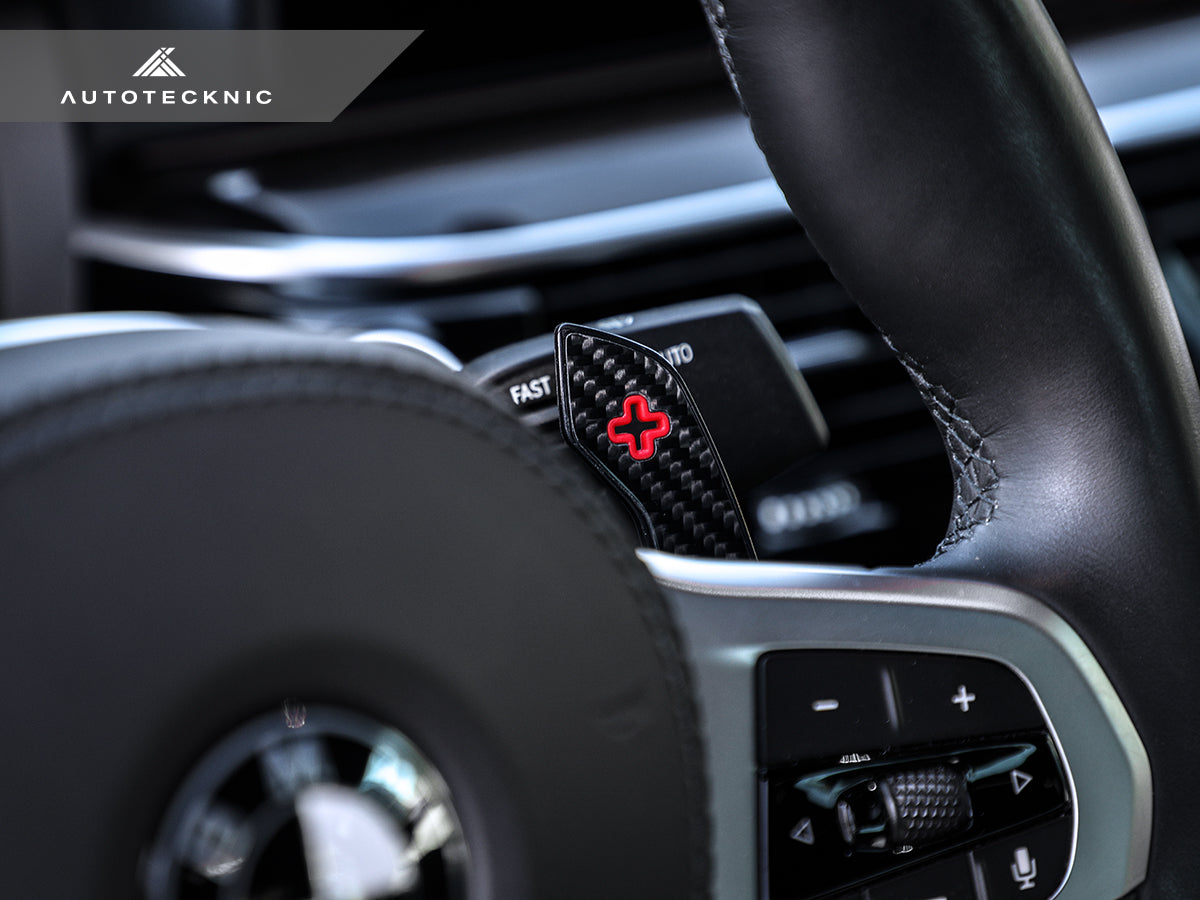 AutoTecknic Carbon Fiber Pole Position Shift Paddles - G20 3-Series