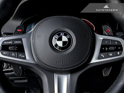 AutoTecknic Carbon Fiber Pole Position Shift Paddles - A90 Supra