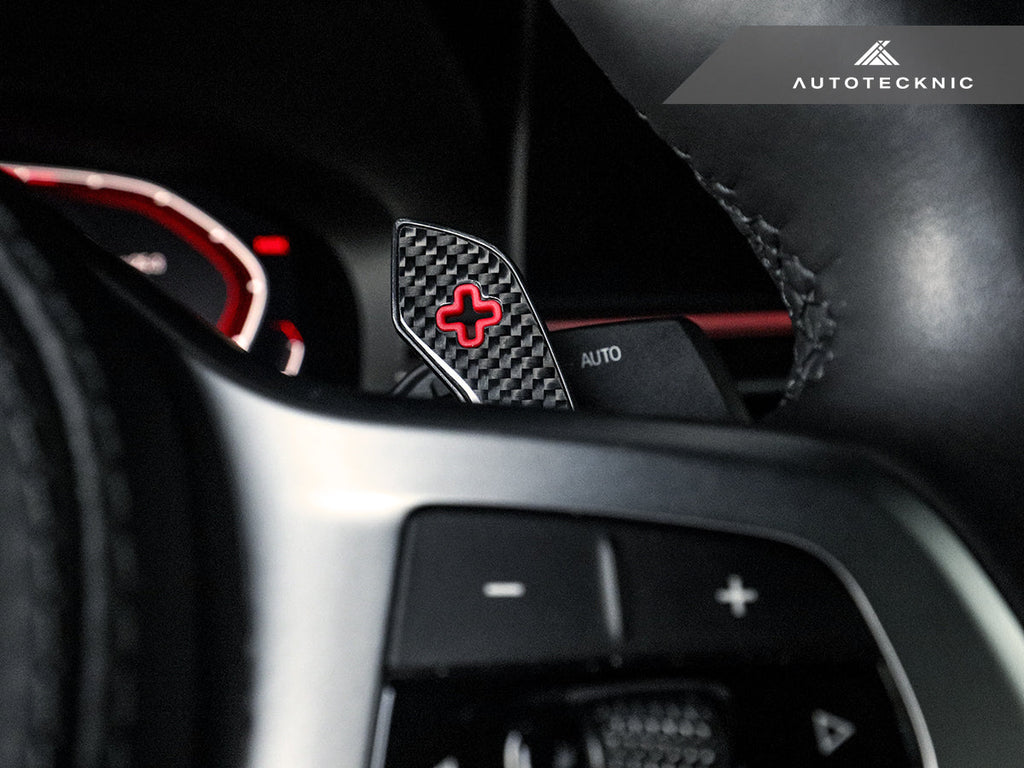 AutoTecknic Carbon Fiber Pole Position Shift Paddles - G20 3-Series
