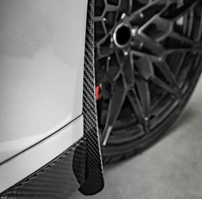 G8X SQ Dry Carbon Fiber Front Mud Flaps