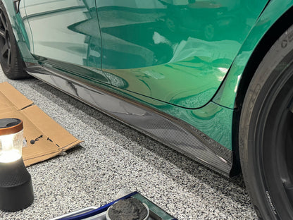 G8X Dry Carbon Fiber V2 Side Skirts