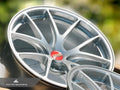 BBS RI-A 18x10 +25 / 18x11 +37 5x120 Diamond Silver (Set of 4)