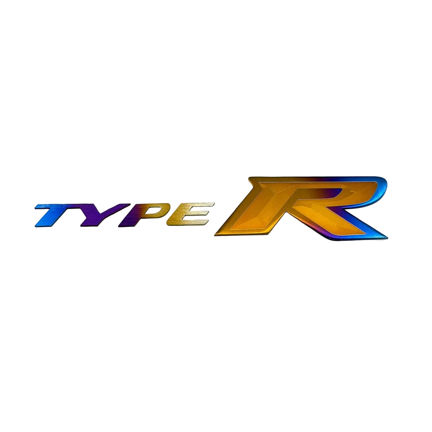JDC Titanium Honda "Type R" Badge | FK8/FL5 Honda Civic Type-R