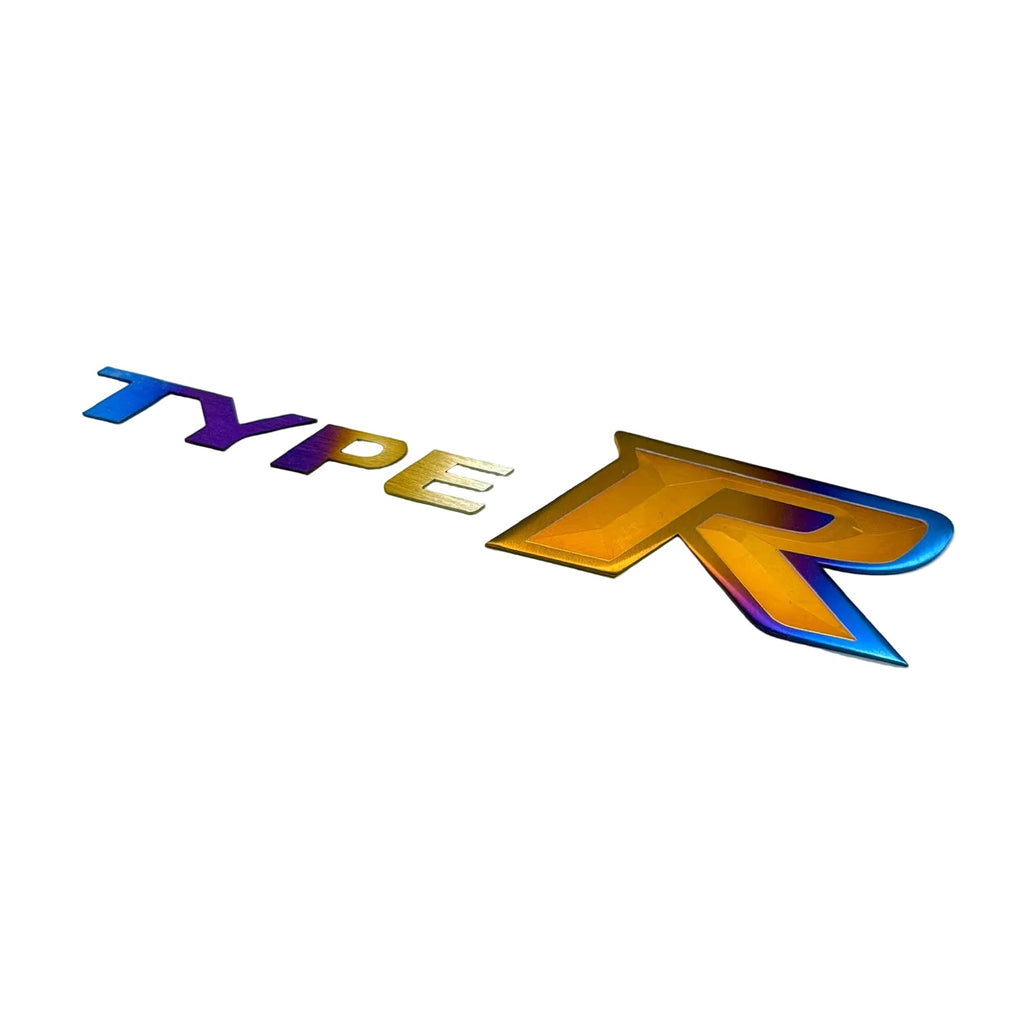 JDC Titanium Honda "Type R" Badge | FK8/FL5 Honda Civic Type-R