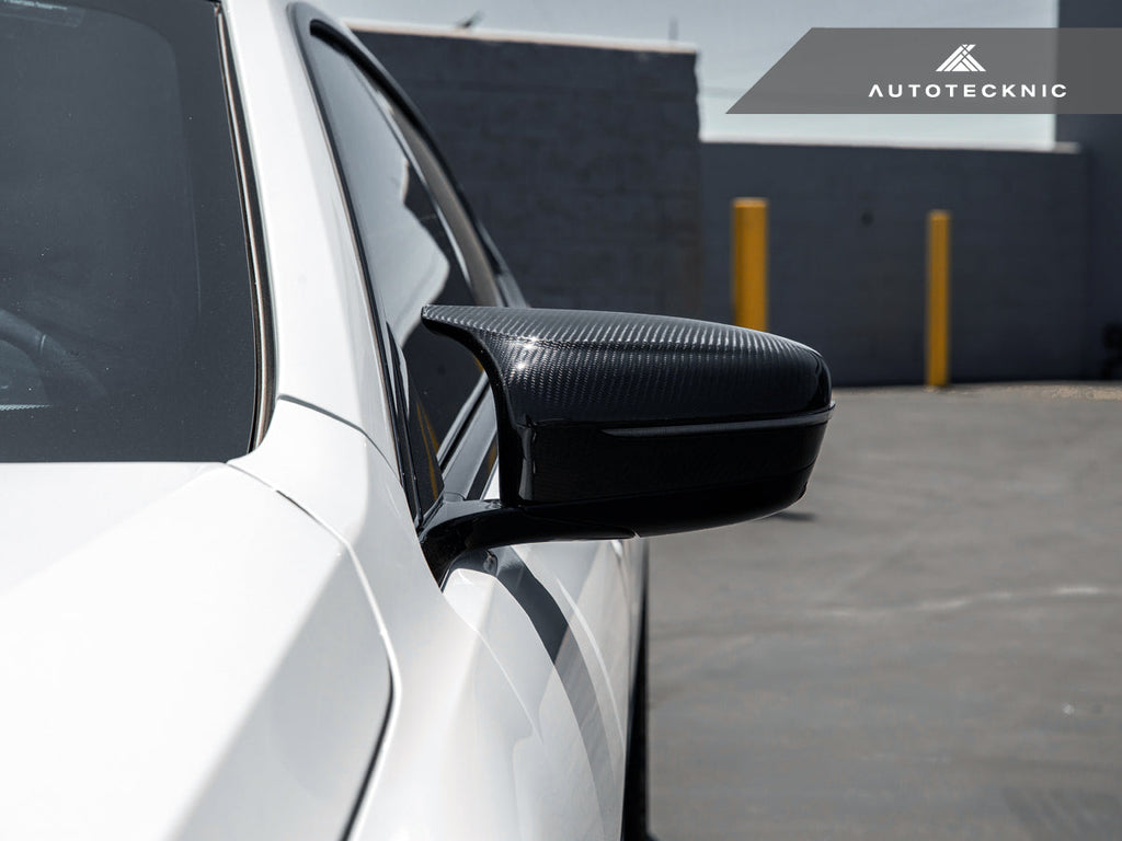 AutoTecknic Replacement Dry Carbon Mirror Covers - BMW F90 M5