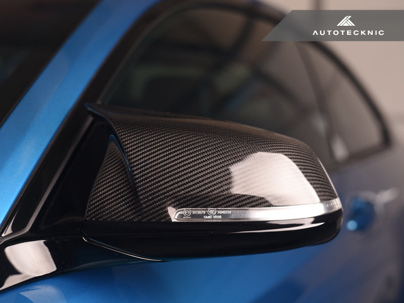 AutoTecknic Replacement Version II M-Inspired Dry Carbon Mirror Covers - F87 M2 | F30 3-Series