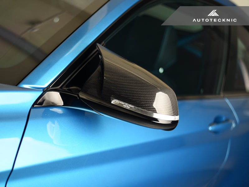 AutoTecknic Replacement Version II M-Inspired Dry Carbon Mirror Covers - F87 M2 | F30 3-Series