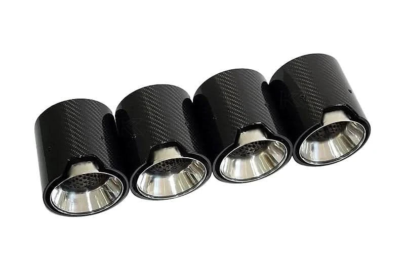 BMW 2/3/4 Series M2 M3 M4 G80 G81 G82 G87 Single Carbon Fiber Muffler Tip Set (2020+)