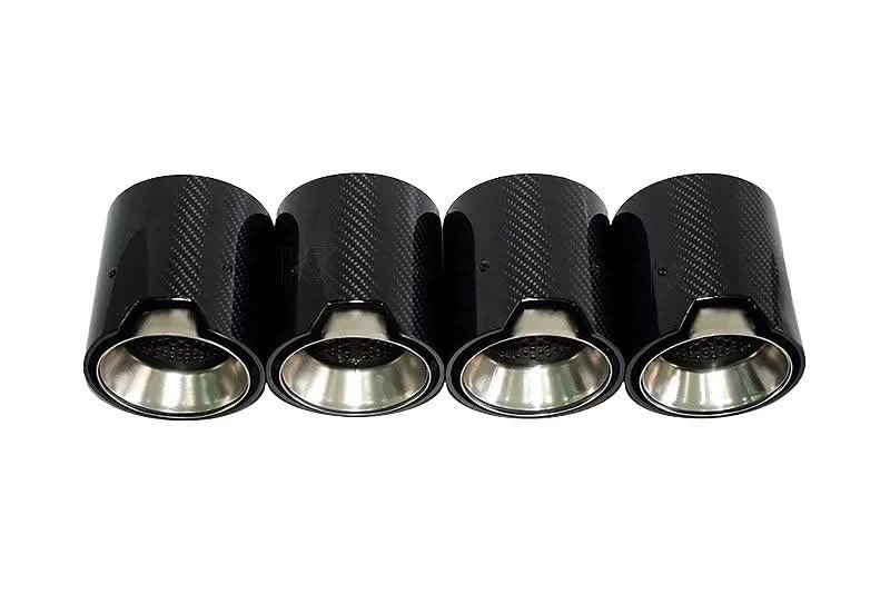 BMW 2/3/4 Series M2 M3 M4 G80 G81 G82 G87 Single Carbon Fiber Muffler Tip Set (2020+)