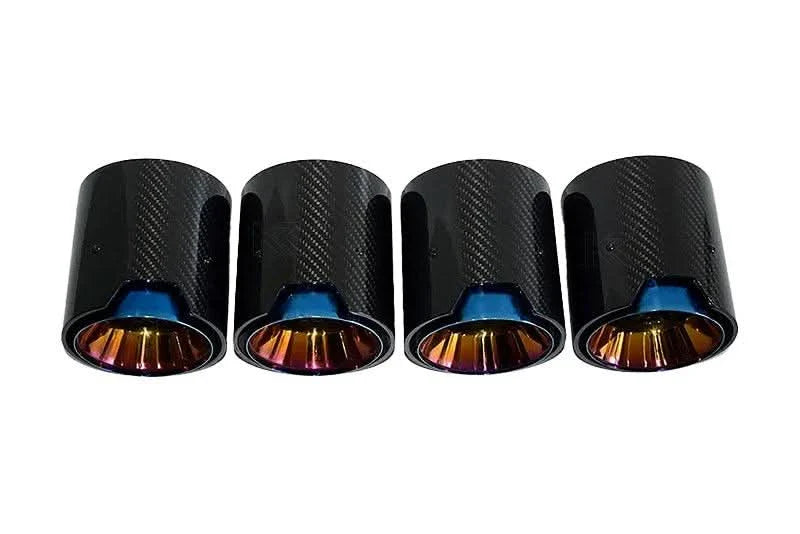 BMW 2/3/4 Series M2 M3 M4 G80 G81 G82 G87 Single Carbon Fiber Muffler Tip Set (2020+)