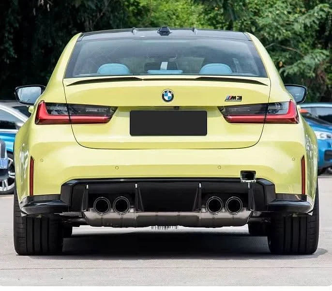 BMW 2/3/4 Series M2 M3 M4 G80 G81 G82 G87 Single Carbon Fiber Muffler Tip Set (2020+)