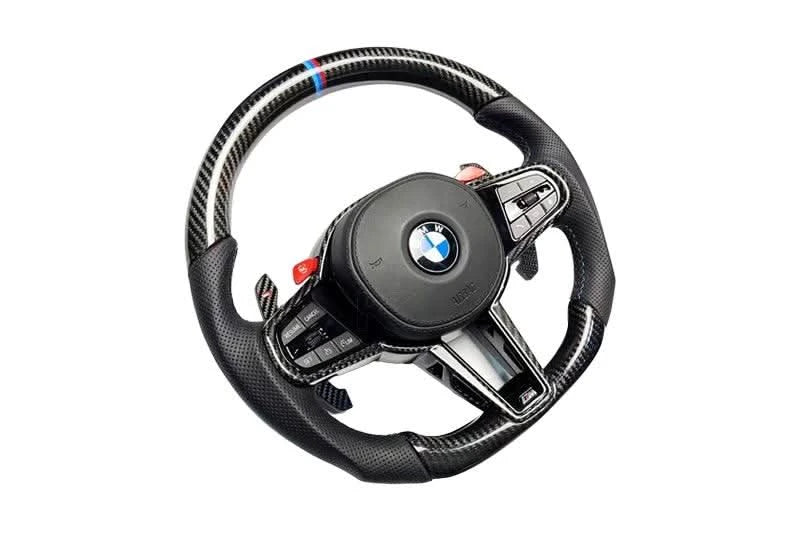 BMW 2/3/4/5 Series LCI G80 G81 G82 G83 G87 G20 G30 Carbon Fiber Steering Wheel (2019+)