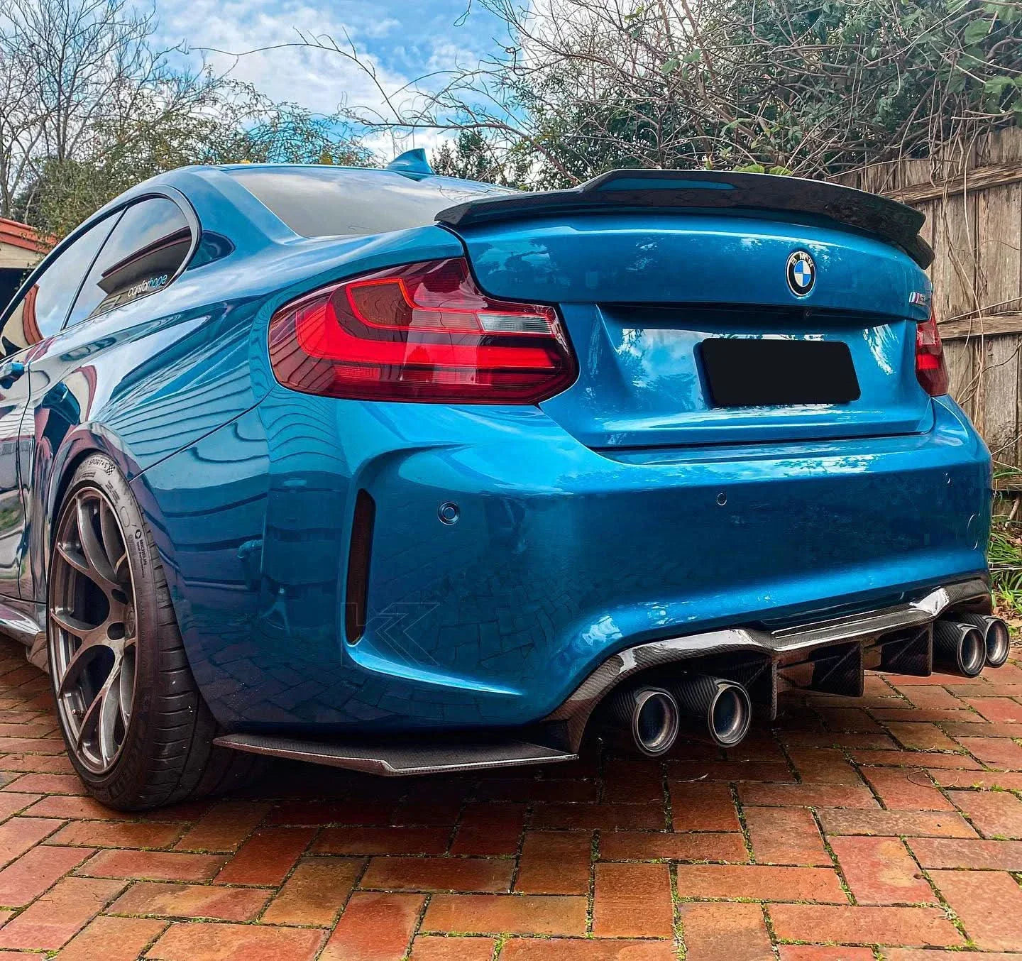 BMW M2 F87 MTC Design Carbon Fiber Diffuser (2014 - 2021)