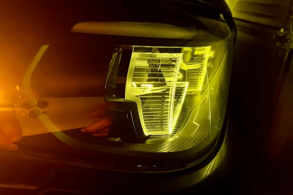 HM CSL Yellow DRL LED Headlight Module Set - F90 M5 | G30 5-Series