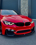 BMW 3 Series F80 M3 F82 F83 M4 M Performance Style Carbon Fiber Front Lip (2015 - 2019)