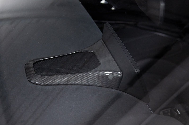 OLM LE Carbon Fiber Center Speaker Cover - 2020 Supra