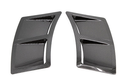 OLM S207 Style Carbon Fiber Bumper Vent Inserts - 2015-2021 WRX / STI