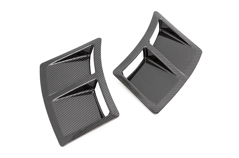 OLM S207 Style Carbon Fiber Bumper Vent Inserts - 2015-2021 WRX / STI