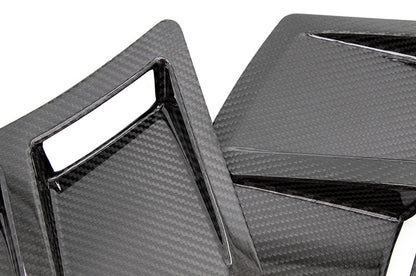 OLM S207 Style Carbon Fiber Bumper Vent Inserts - 2015-2021 WRX / STI