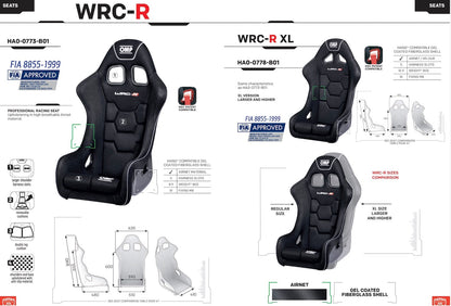 OMP WRC-R Racing Seat | Regular or XL (2030)