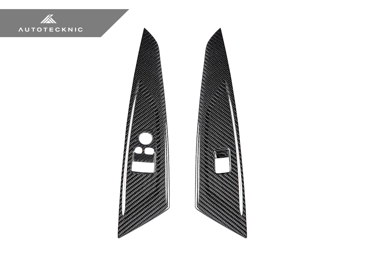 AutoTecknic Dry Carbon Window Switch Panel Trim Set - G82 M4