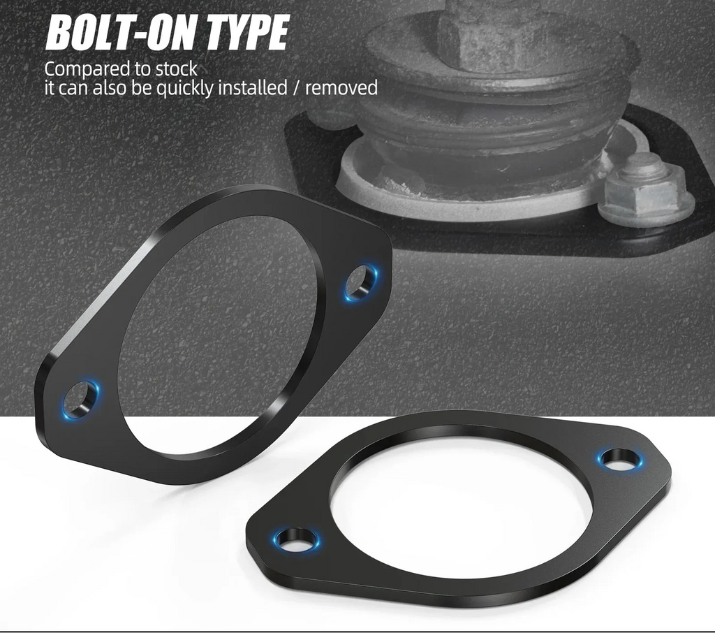 BMW 3 Series E30 E36 E46 / Z3 / Z4 E85 Complete Rear Upper 85A Polyurethane Shock Mounting Kit 10mm 1986 - 2008