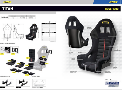 Sabelt Titan Max Racing Seat