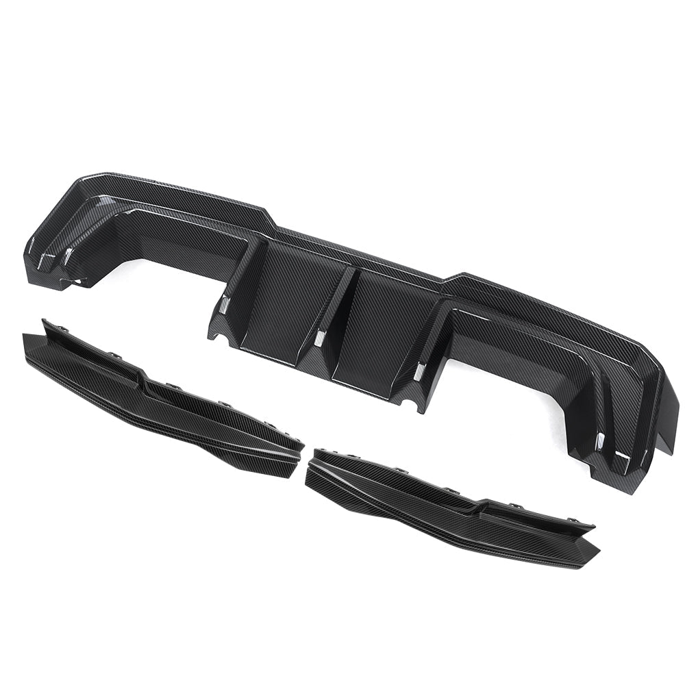 G8X SQ-B Style Dry Carbon Fiber Rear Diffuser Set