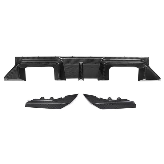 M2 G87 SQ-B Style Dry Carbon Fiber Rear Diffuser