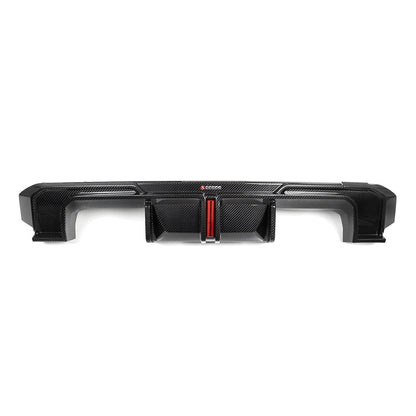 G8X SQ Style Carbon Fiber Diffuser With Brake Light/Splitters Combo