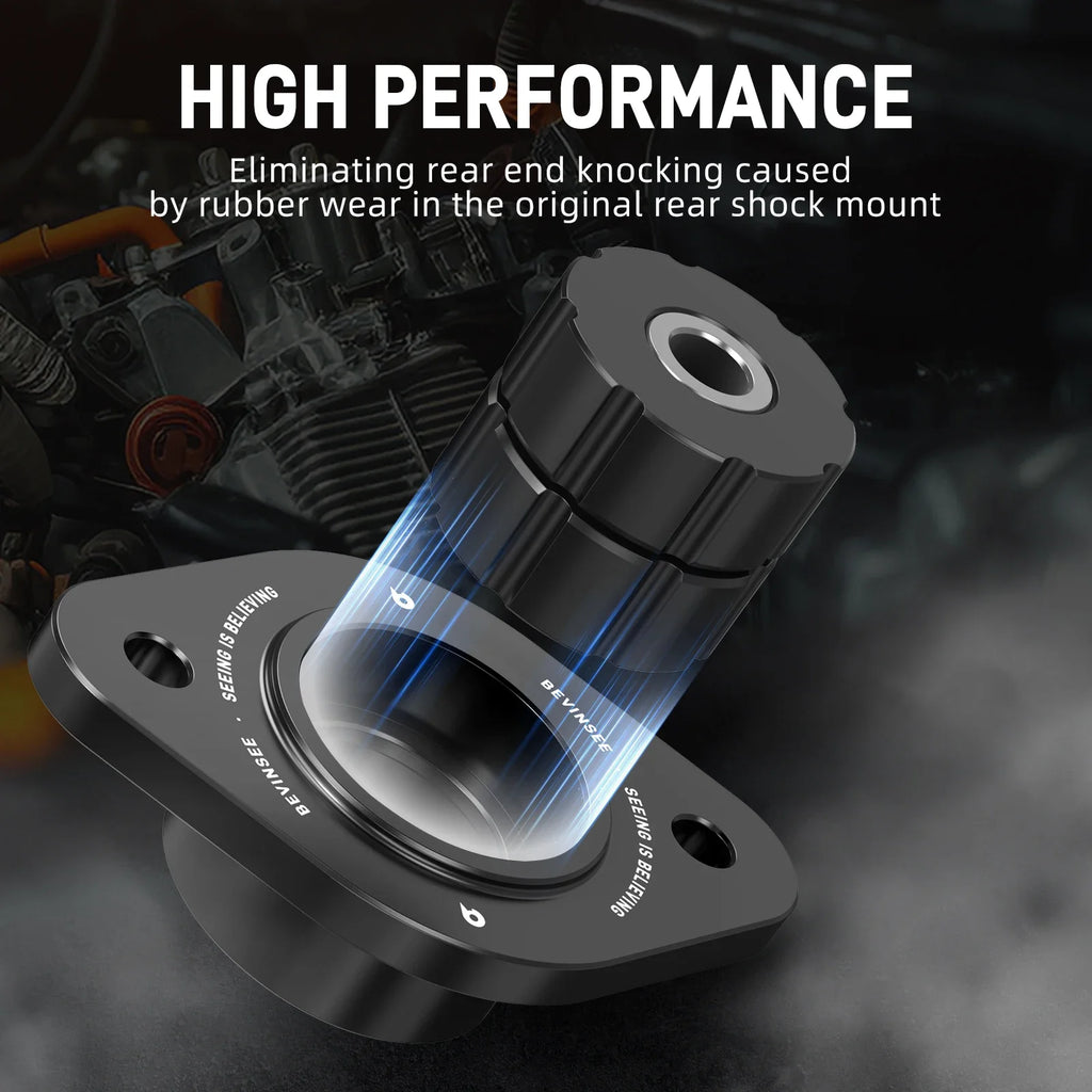 BMW 3 Series E30 E36 E46 / Z3 / Z4 E85 Complete Rear Upper 85A Polyurethane Shock Mounting Kit 10mm 1986 - 2008